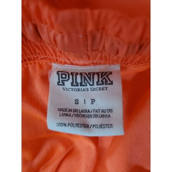 PINK Victoria's Secret Campus Running Sequin Coral Jogging Shorts Fully … - Picture 3 of 11